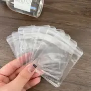 Storage Pouches Wide Use Zip Lock Bags Jewelry Bag PVC Plastic Self Sealing Bag