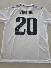 Vinicius JR Authentic Becket COA Signed Real Madrid jersey XL Soccer Brazil Vini
