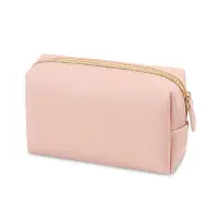 在飛比找momo購物網優惠-【簡約時尚】韓版純色大容量旅行化妝包(粉紅色 防水 洗漱包 