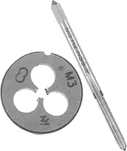 HOMOCONO Sturdy Left-hand Thread Taps Dies Coarse Fine Thread Metal Rethreading Tool Easy to Use Tap and Die Kit