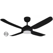 AC Ceiling Fan 1220mm w/Tri-Colour Dim LED Light 4 Blade MB