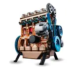 土星文化發動機模型全金屬拼裝可發動迷你汽車引擎玩具V8四缸組裝