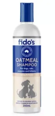 FIDOS OATMEAL Shampoo for Cats & Dogs Puppies & Kittens 250ml