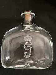 Gustaf VI Adolf Sveriges Konung Decanter - Reljmyre Sweden