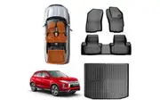 3D Floor Mats Boot Liner Carpet for Mitsubishi ASX 2010-2025 All-Weather Heavy Duty Cargo Trunk Mat Luggage Tray