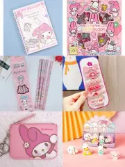 Sanrio My Melody Gift Set Sticker/Notebook/Wallet/hair Clips/Pencils/ Eraser
