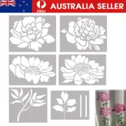 Garden Fence Large Flower Stencils-DIY Decoration, Drawing Flower Stencil