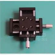XY Axis Manual Stage Sliding Table Adjust Platform 40*40mm Travel 50*50/20*20 Yi