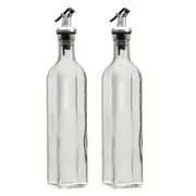 Cooking Oil Vinegar Sauce Dispenser Pourer Glass Bottle