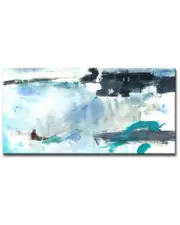Ready2HangArt Shadows in Color Wrapped Canvas Wall Art by Leslie Owens