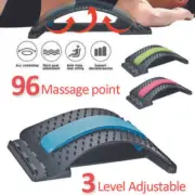 Back Massager Magic Stretcher Fitness Lumbar Waist Spine Pain Relief Support GV