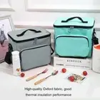 Tote Box Insulated Lunch Bag Oxford Cloth Food Storage Box Adult Kids