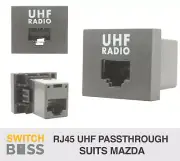 RJ45 UHF Pass Through suit MAZDA BT50 Dash UP UR - Printed Face OEM Replacement