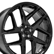 22x10 DEFIANT DF05 Gloss Black Wheel 5x108 (37mm)
