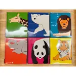 全新現貨 日本買回 動物 相本 相簿 大象 長頸鹿 北極熊 熊貓 老虎 獅子 彩虹