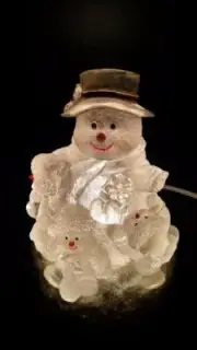 Ranger Gift Snowman Corded Night Light 1999 NIB Retired US Plug 6395