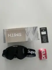 Supreme x Smith Snowboard / Ski Goggles Glasses - Black FW15 Colorway