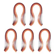 600pcs Quilling Strips Paper 3mm 15" Origami Paper Gradient Red