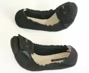 NEW IN BOX TONY BIANCO 'MEADOW' BLACK LEATHER COMFY LADIES SHOES/FLATS- SZ 7.5