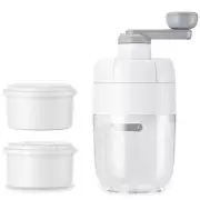 Manual Ice Shaver Snow Cone Machine Portable Shaved Crushed Ice Maker6201