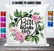 Mum Cushion Cover Throw Pillow Reversible Sequins Mothers Day Gift