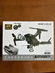 DRONE Professional Drone Ultra HD 4K Dual Camera Black MSRP $199
