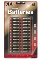Kirkland Signature AA Alkaline Batteries 48 Pack