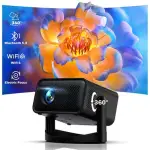 360°5G 4K Projector Smart HD WiFi Bluetooth HDMI USB Android Office Home Theater
