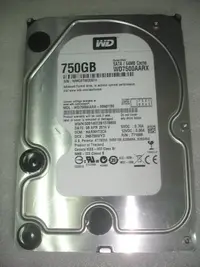 在飛比找Yahoo!奇摩拍賣優惠-【電腦零件補給站】黑標 WD7500AARX 750GB 7