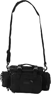Oxford Cloth Fishing Tackle Bag,Convenient Net Bag Design Ample Space Fish Rolls Bait Tongs Hooks Storage Bag for Outdoor Fishing