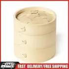 Bamboo Bao Buns Steam Basket Reusable Fish Rice Vegetable Basket Home Cookware