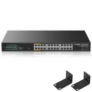 24 Port 2.5Gb PoE Managed Switch w/2 x 10G SFP+ Port 1-4 Up to 90W IEEE 802.3bt