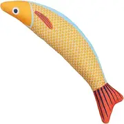 Cat Chew Toy,Indoor Catnip Saury Fish Plush Biting Toy | 8.27x3.15inch Cat Kicking Toys, Interactive Catnip Crinkle Toys for Cats of All Breeds