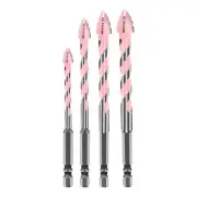 Carbide Drill Bits 4PCS Set for Drilling For Wall Wood Metal Tiles 6 12mm