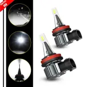 AUXIOTO 2X H11 H8 LED Bulbs 6000K White Super Bright Fog Light DRL High Power I9 (for: Smart)