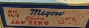 Megow SC-5 Jap Zero Three Purpose Glider Easy To Build Military Plane Kit