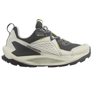 Salomon ELIXIR Goretex 男款 低筒防水登山鞋 L47295800 香草白/幻灰/檸檬黃