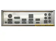 For MSI B450M MORTAR TITANIUM Shield I/O IO Rear Baffle Backplate Motherboard