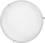 Kisangel Reptile Heat Lamp Protector Reptile Tank Heated Torch Light Stand Dome Sunlight Reptiles Reptile Heat Lamp Guard Heating Lamp Mesh Cover Heat Cage Lizard Cage Red Net Iron Silver