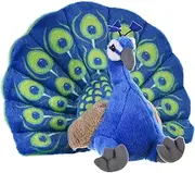 Wild Republic Cuddlekins Peacock, Stuffed Animal, Plush Toy, Gifts for Kids, 12"