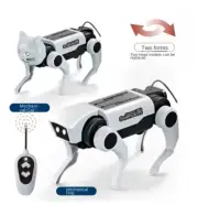 Rc Robot Children's Remote Control Mechanical Dog Toy Science Teaching Diy