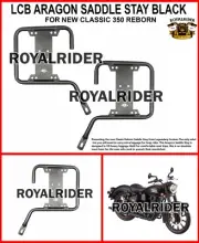 "LCB ARAGON SADDLE STAY, BLACK" FIT FOR ROYAL ENFIELD NEW CLASSIC 350 REBORN (for: Royal Enfield)