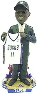 NBA Milwaukee Bucks Mens Milwaukee Bucks T.J. Ford Draft Pick Forever Collectibles Bobblehead - Special Order, Team Colors One Size