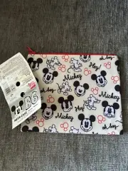Disney Mickey Mouse B6 size Mesh Case Blue 7" × 6" Disneyland Disneyworld Wdw