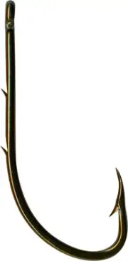 Mustad 92661-BR-1/0-8 Classic Beak Hook Size 1/0 Forged 2 Slices in
