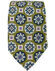 [Declic] Taranto Patterned Tie in Khaki