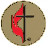 United Methodist Medallion for Box Cremation Urn/Flag Case - 2 Inch Diameter