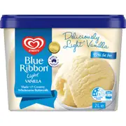Blue Ribbon Frozen Dessert Light Vanilla 2L
