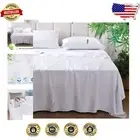 Queen Bamboo Cooling Sheets Set - Silky Soft 16" Deep Pocket for Hot Sleepers
