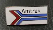 Vintage Amtrak Collector Edition Old Logo Enamel Lapel Hat Pin 1.5 Inch